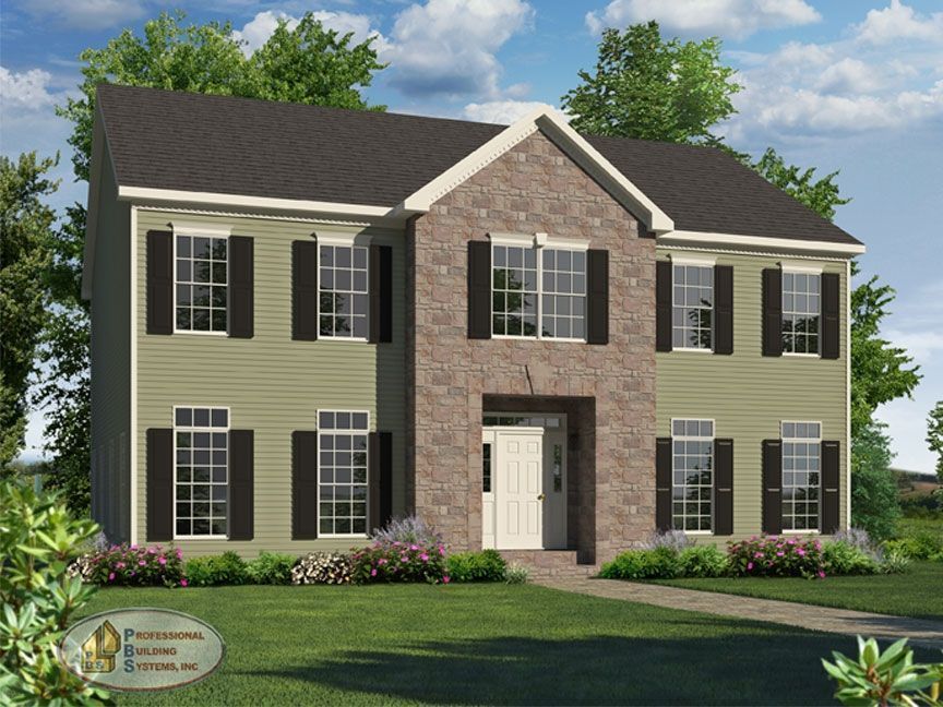 A large house with a lot of windows and shutters