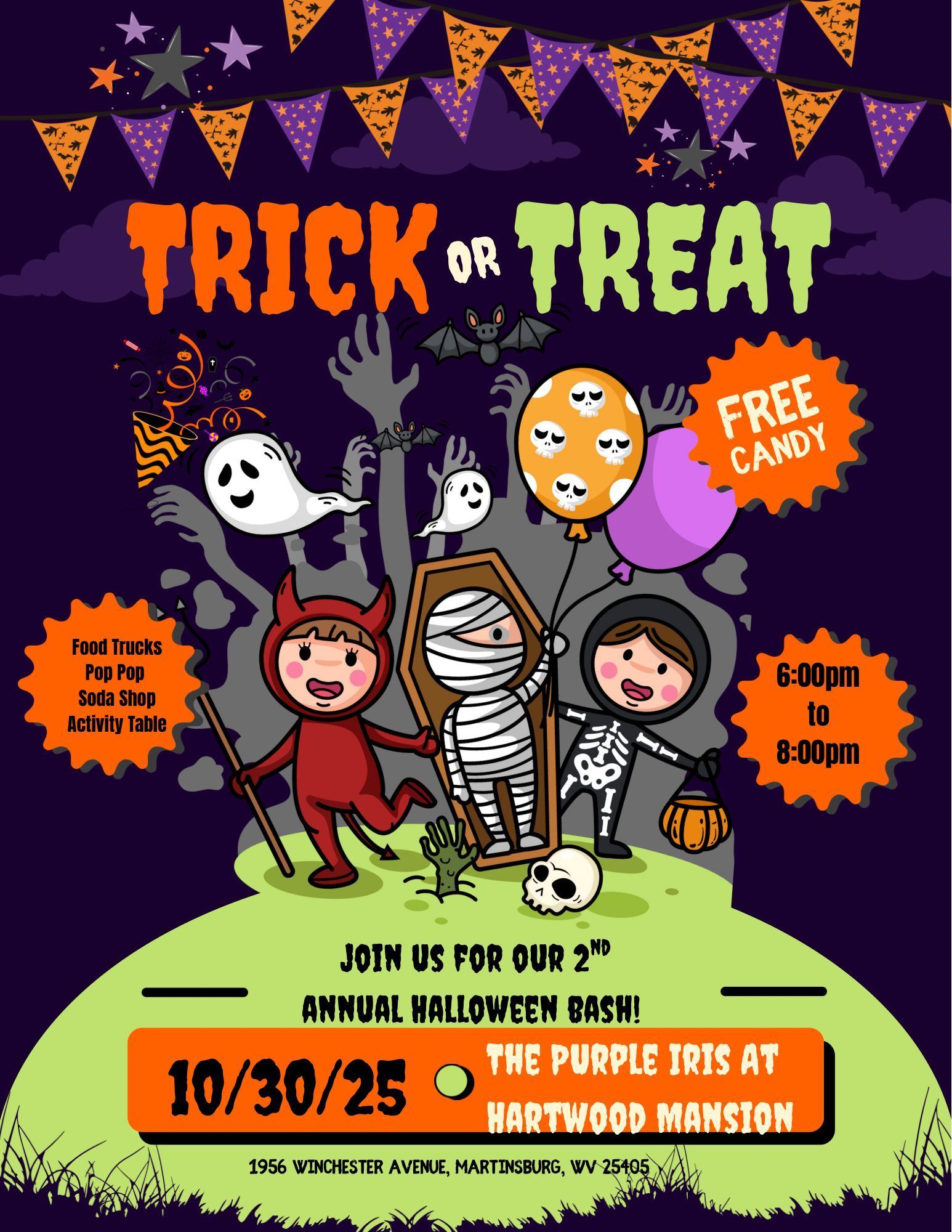 Trick or Treat Party Flyer