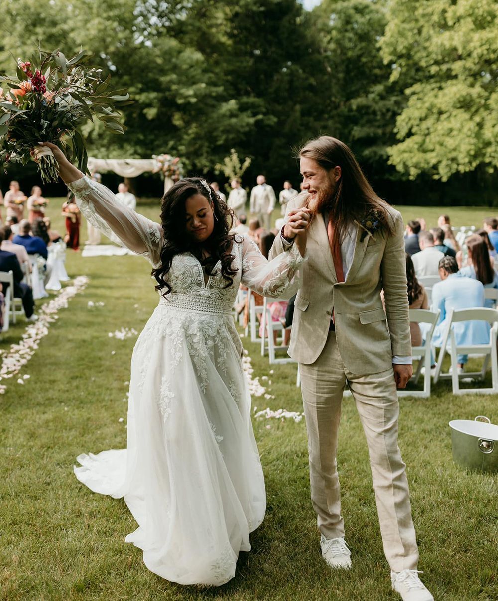 Newly married couple