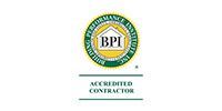 The bpi logo is a certified contractor.