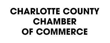 The logo for the charlotte county chamber of commerce
