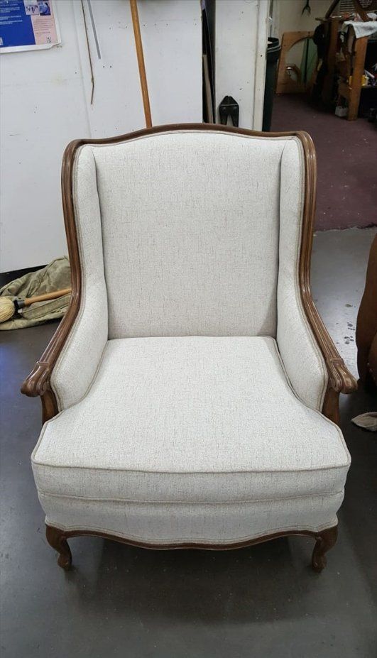 White armchair