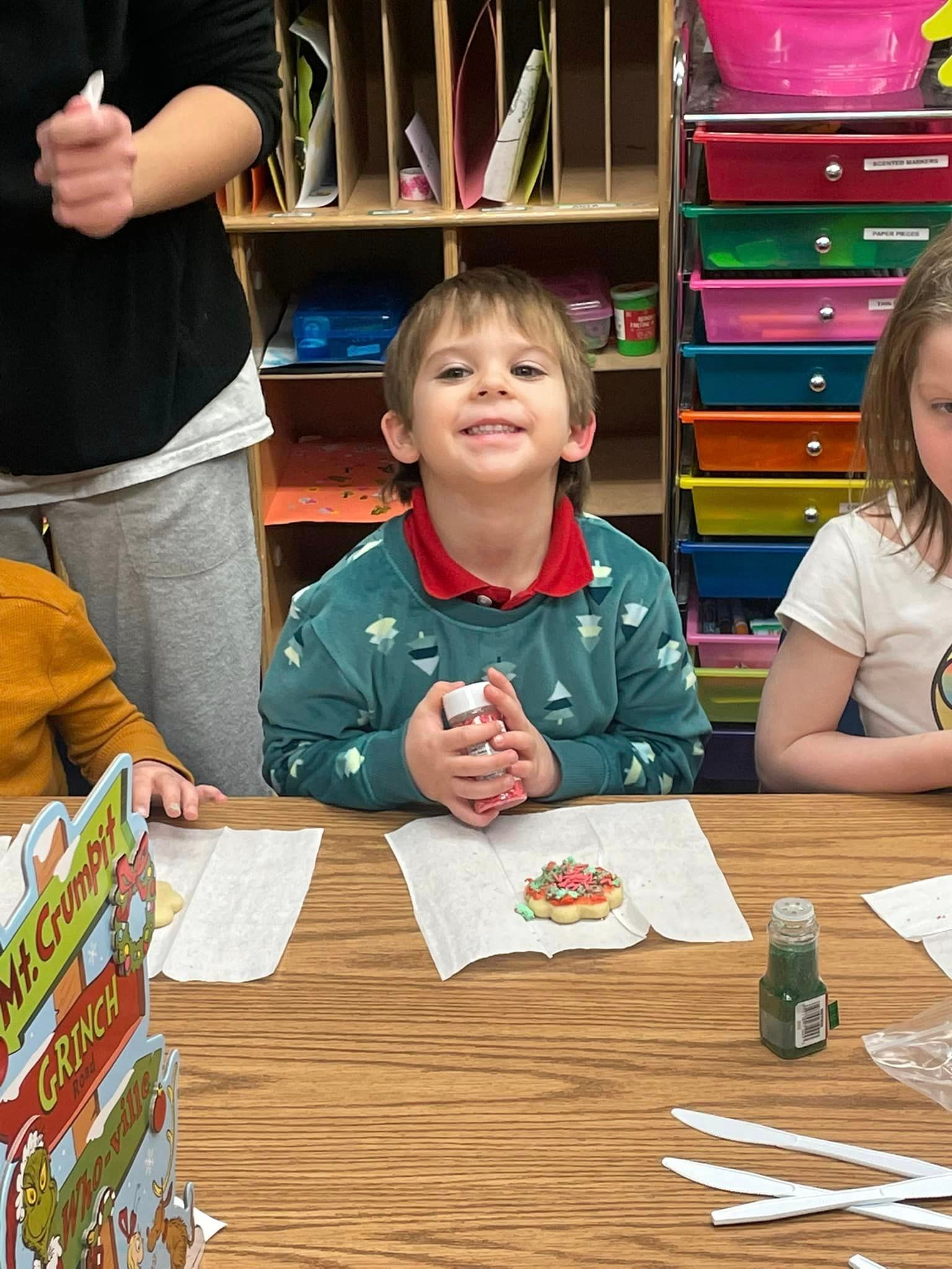 Kids at learning center