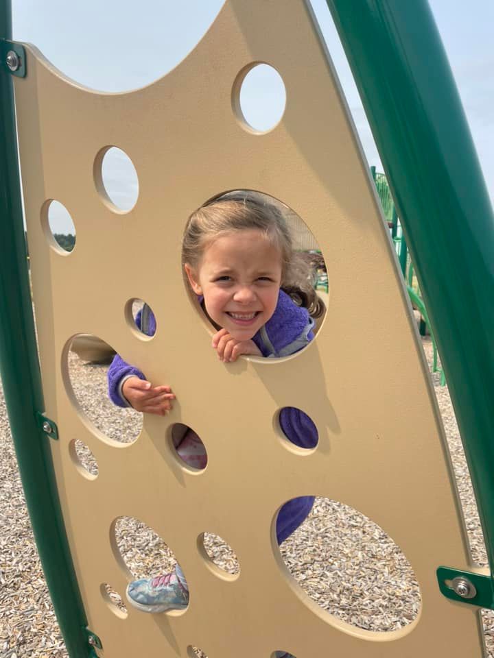 Kid playing in the park