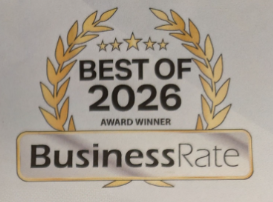 Best Of 2026 BusinessRate Award logo
