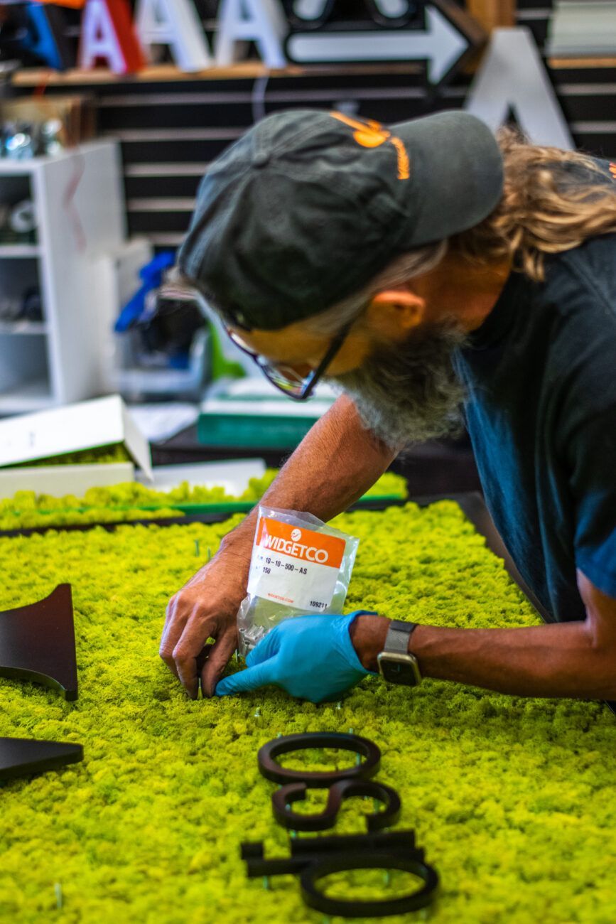 Moss signs provide a fresh look Dimensional Acrylic Office Decor Denver Colorado Moss signs provide a fresh look Dimensional Acrylic Office Decor Denver Colorado