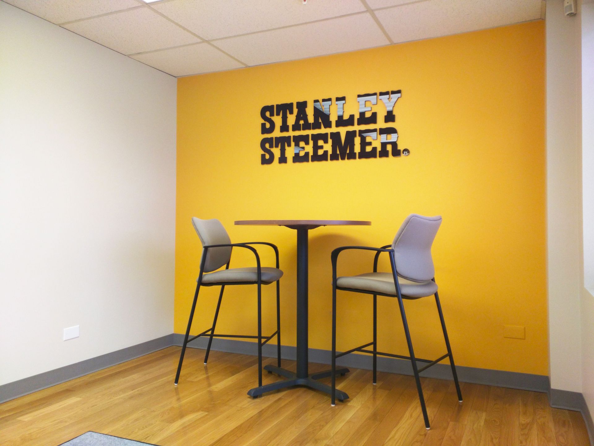 Stanley Steemer Acrylic Brand Logo Decor Interior Office Lobby Golden Colorado