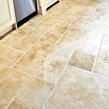 Kitchen natural stone floor