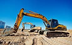 Excavating site work