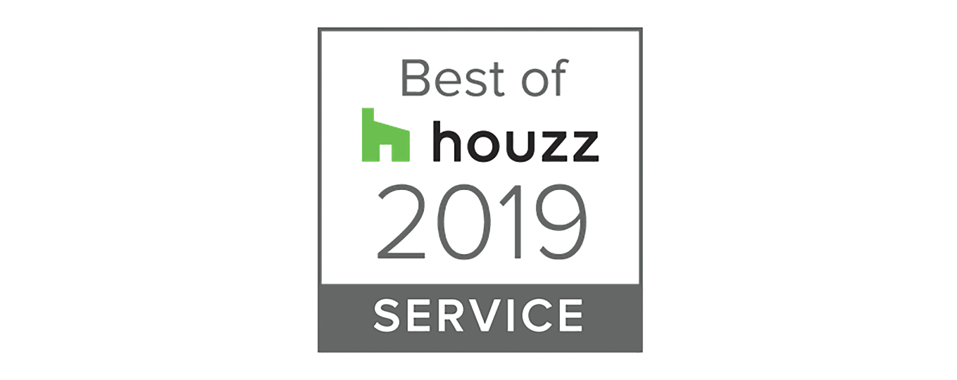 Best of Houzz 2019 Service award badge with gray and white design