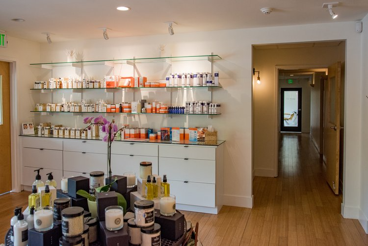 A store filled with lots of cosmetics and candles