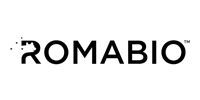 ROMABIO logo in black on a white background