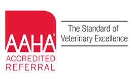 AAHA logo: Red square with
