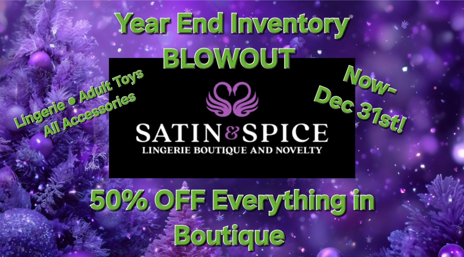 Year-end special sale