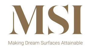 Logo for MSI. Gold capital letters MSI with tagline: 