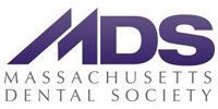 MDS Massachusetts Dental Society logo in purple and gray