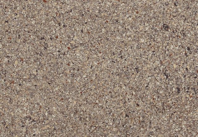 Close-up view of light brown concrete with a slightly rough texture and speckled appearance.