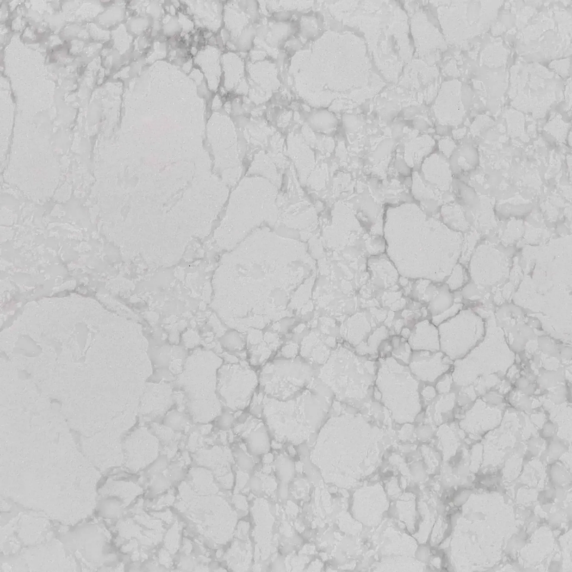 White marble slab with grey veining, abstract pattern.