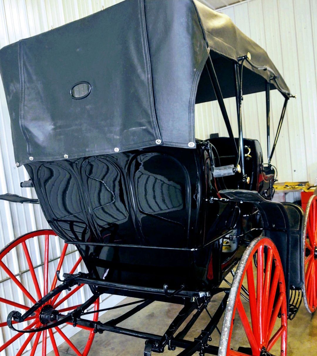 Restored vintage carriage