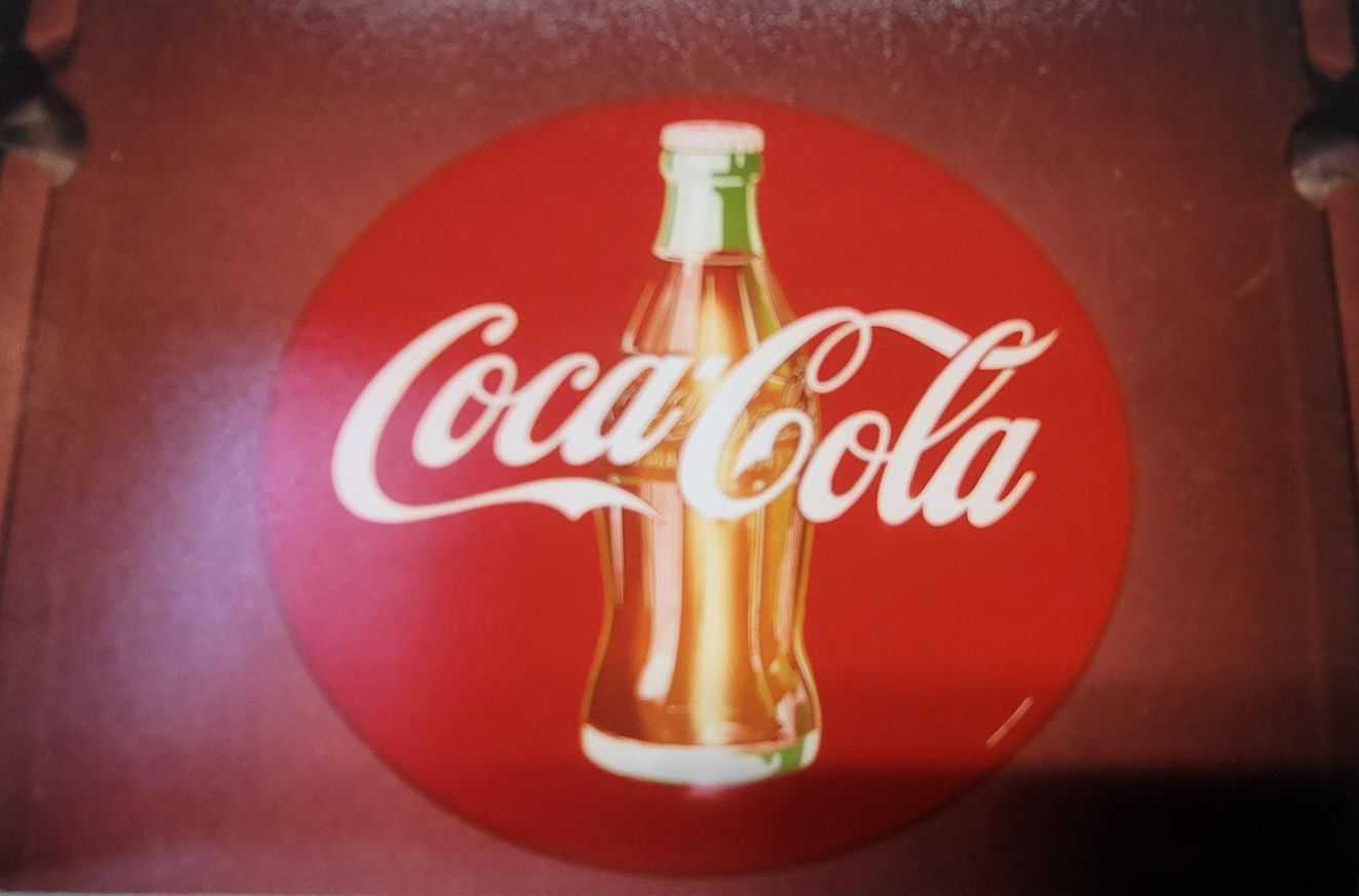 Vintage Coca-Cola circle display