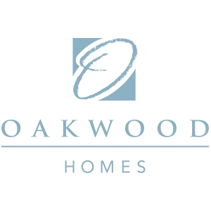 Oakwood Homes logo: light blue