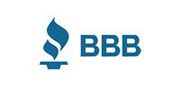 The Better Business Bureau logo: a blue flame icon above the letters