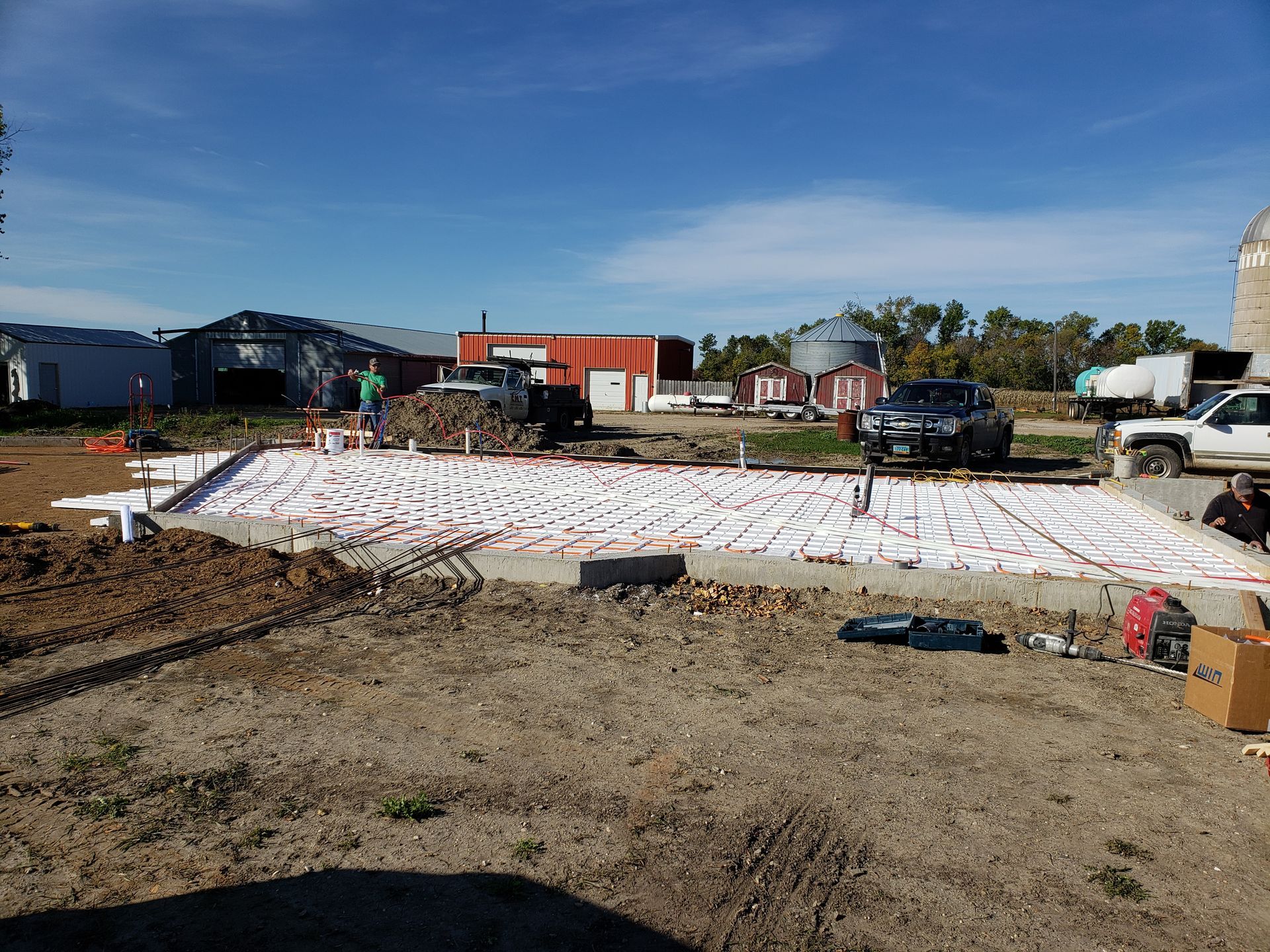 Radiant floor heating services