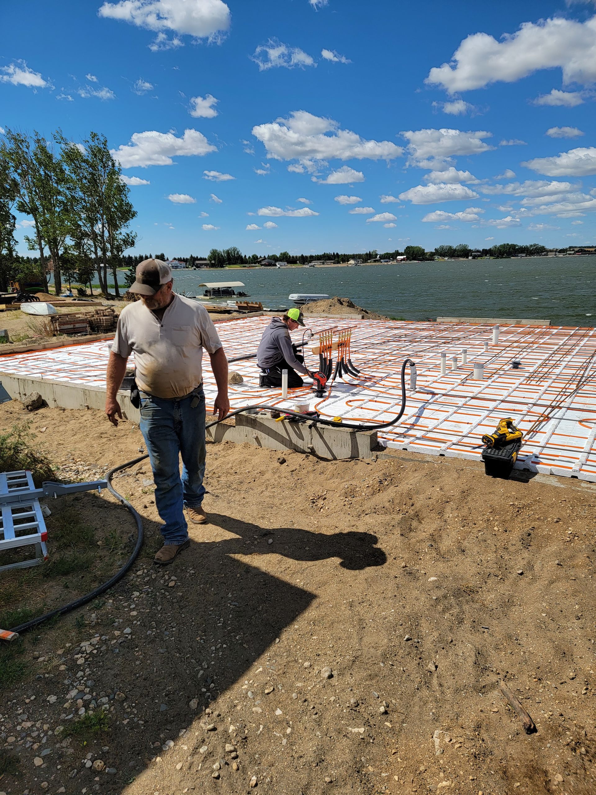 Radiant floor heating services