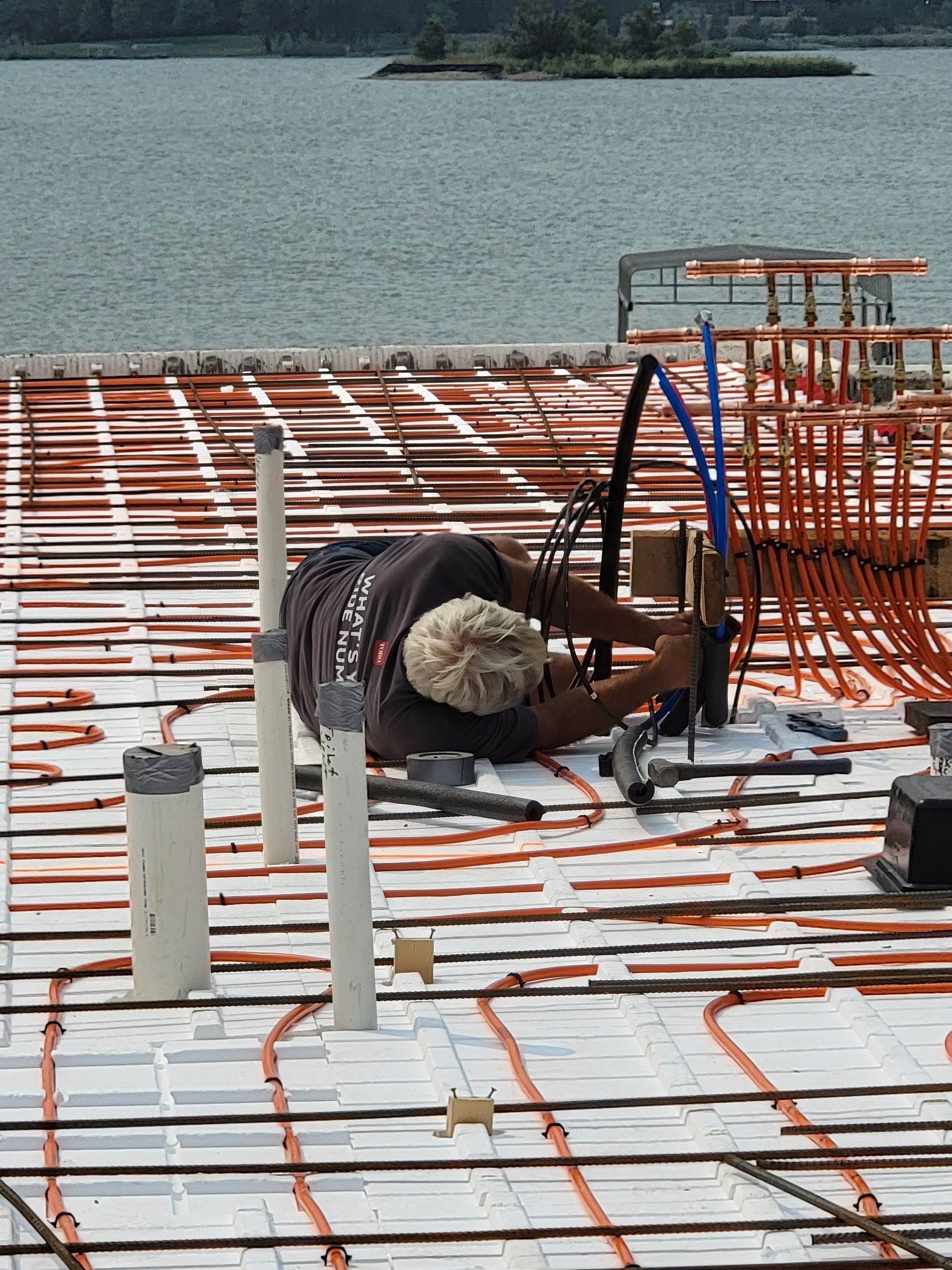 Radiant floor heating services
