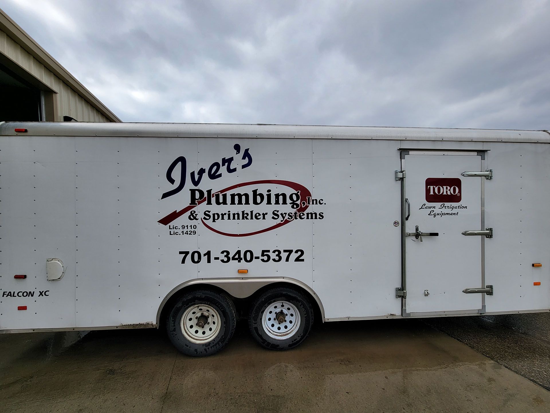Ivers Plumbing & Lawn Sprinklers truck