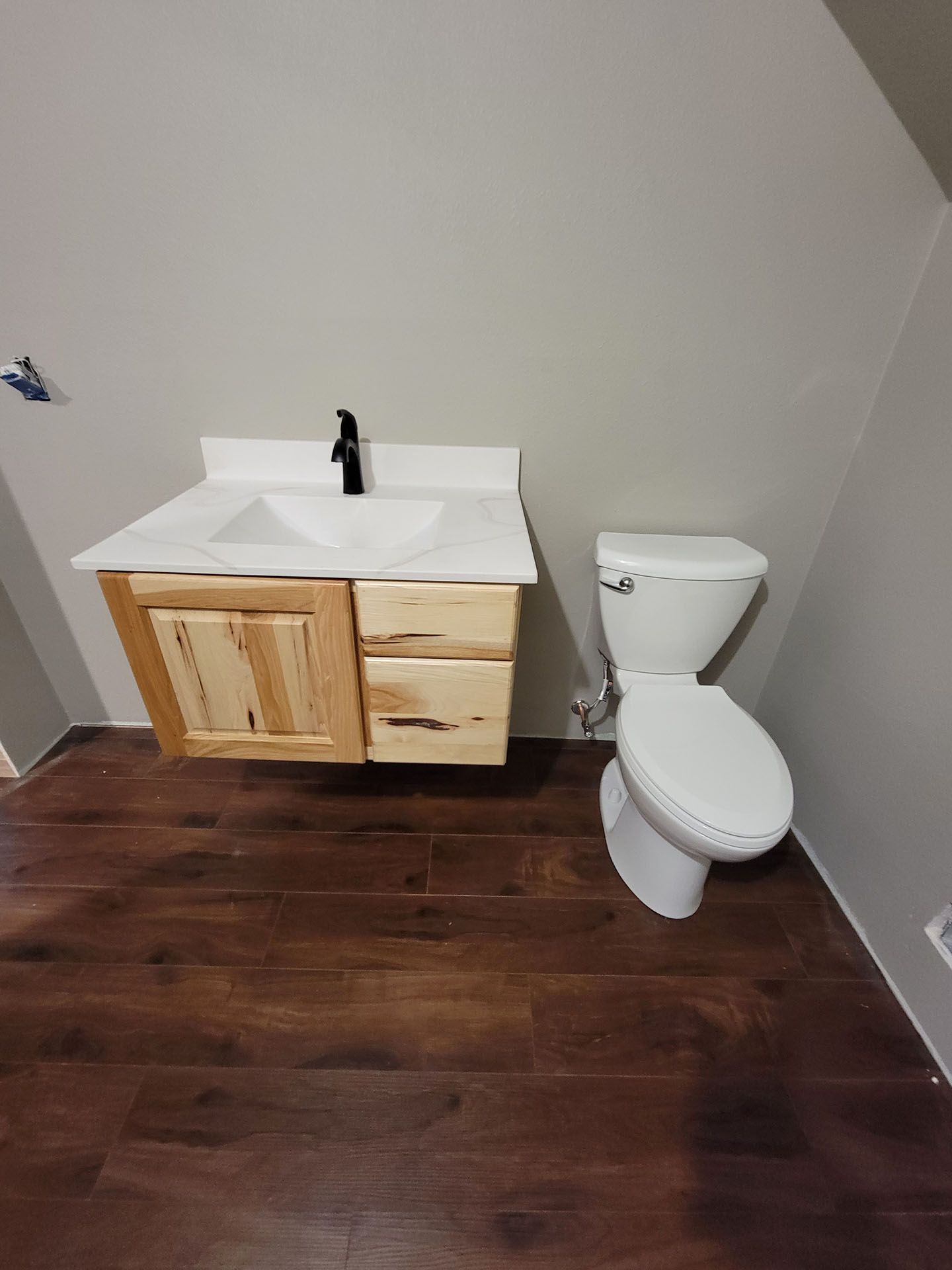 Toilet and sink