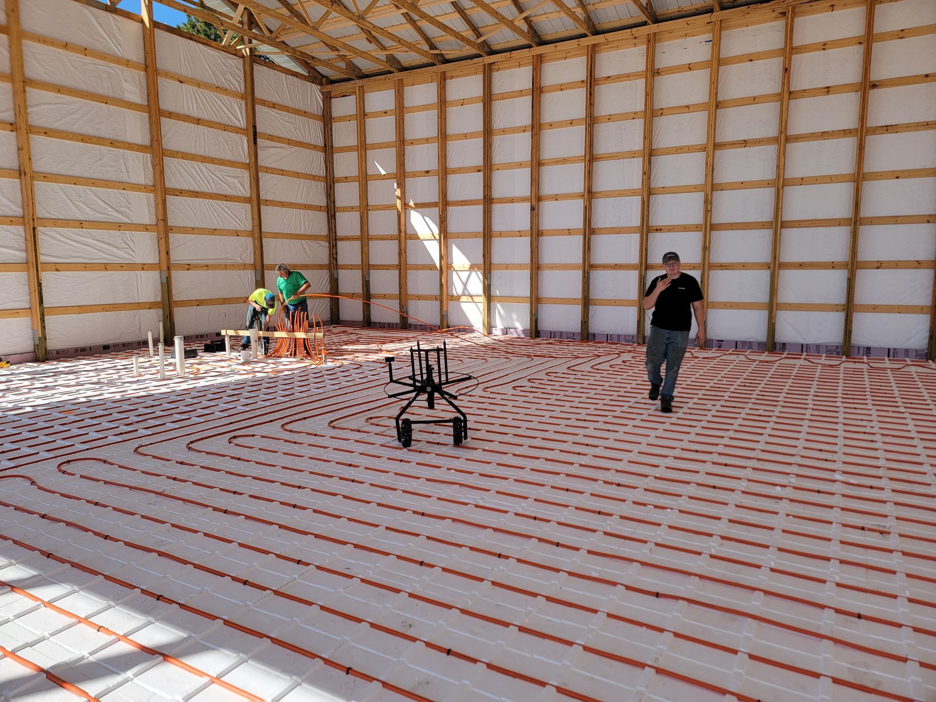 Radiant floor heating services