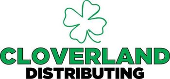 Green clover logo with the words "CLOVERLAND DISTRIBUTING".
