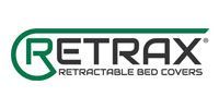 Retrax logo: Green and black text