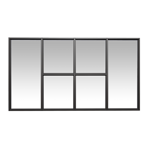 A window with a glass