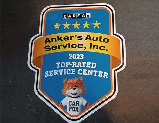 Anker 's Auto Service Inc. 2023 Top-Rated Service Center