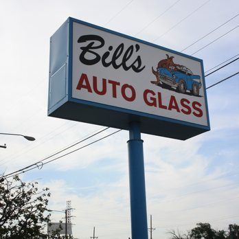 Bill's Auto Glass signage