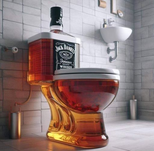Jack Daniel's toilet