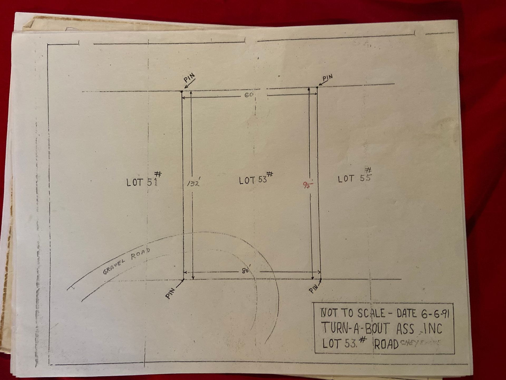 A drawing on a piece of paper of a plumbing plan