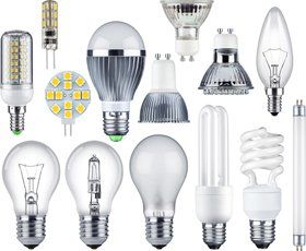 Different types of residential bulbs