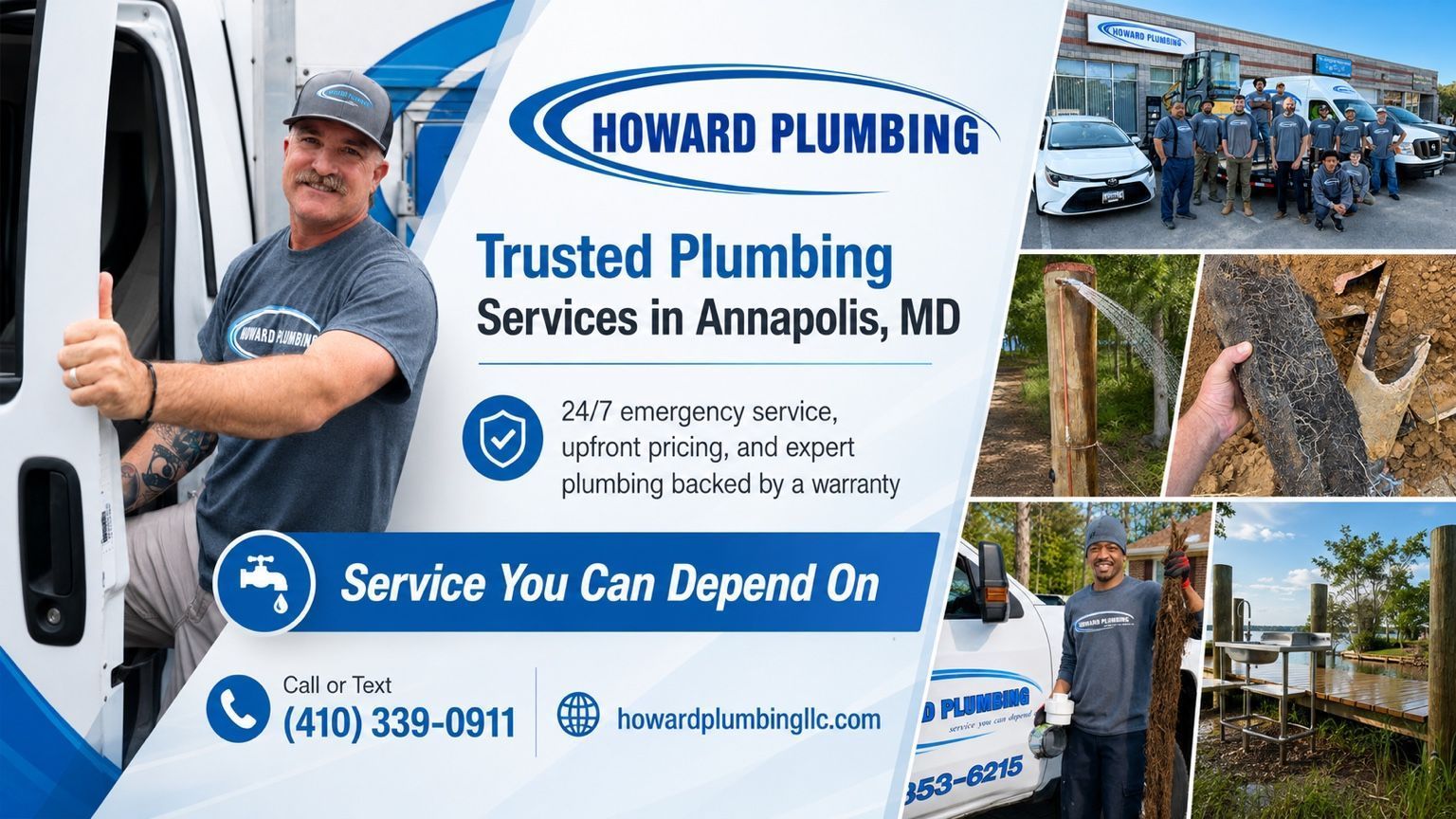 Howard Plumbing service van 