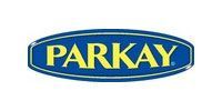 A blue and yellow parkay logo on a white background.