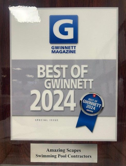 A sign that says gwinnett magazine best of gwinnett 2024