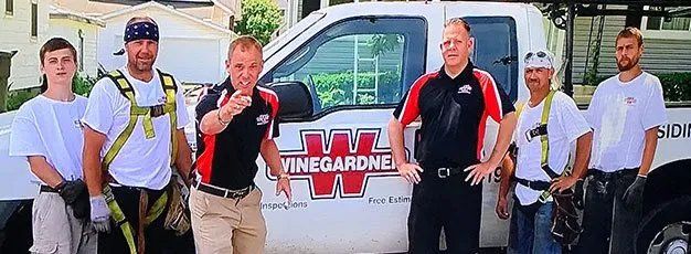 Winegardner Roofing crew