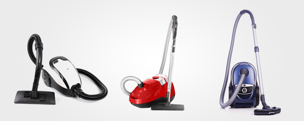 Vacuums in different colors