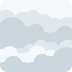 Abstract gray and white cloud pattern