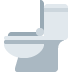 Illustration of a white toilet on a light gray background