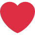 Red heart icon on a white background