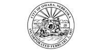 Seal of the City of Omaha, Nebraska, black-and-white circular emblem on a white background
