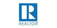 Blue REALTOR logo with stylized white “R” and the word “REALTOR” below